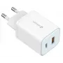 eSTUFF ES635065-BULK-ITH sieninis įkroviklis 65W USB-C PD + 27W USB-A