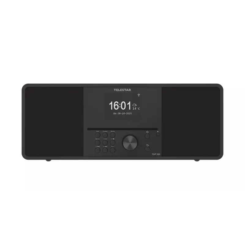 Internetinis radijas Imperial Telestar 5700300 – Skaitmeninis imtuvas, DAB+/FM, 30W RMS, 3,2 colio TFT, DC maitinimas, Juoda