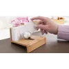 WEDO 61 1407 vizitinių kortelių laikiklis iš bambuko, su plieniniu rutuliuku