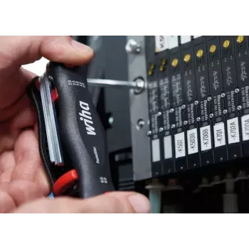 Sulankstomas Torx raktų rinkinys Wiha 25128 – 7 vnt. (T7–T25), juodas/žalias, 104 g
