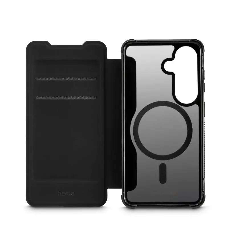 HAMA dėklas Samsung Galaxy S26 Extreme Protect, 16 cm (6,3 inch), juodas, 2 kortelių kišenės
