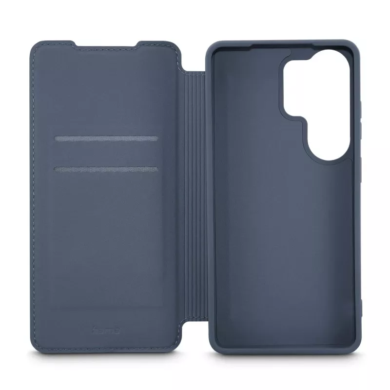 Folio dėklas HAMA Fantastic Feel, Samsung Galaxy S26 Ultra, 17,5 cm (6,9 colio), mėlynas, 2 kortelių kišenės