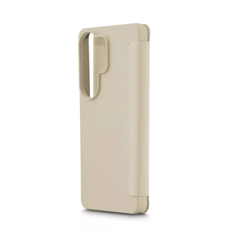 Dėklas HAMA Fantastic Feel Samsung Galaxy S26 Ultra, 17.5 cm (6.9 inch), smėlio spalvos, 2 kortelių kišenės