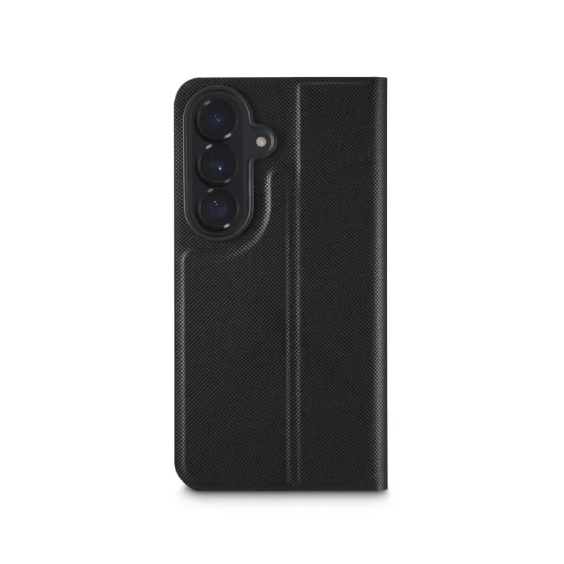 Dėklas folio HAMA Daily Protect, skirtas Samsung Galaxy S26, 16 cm (6,3 colio), juodas, su 2 kortelių kišenėmis ir stovu