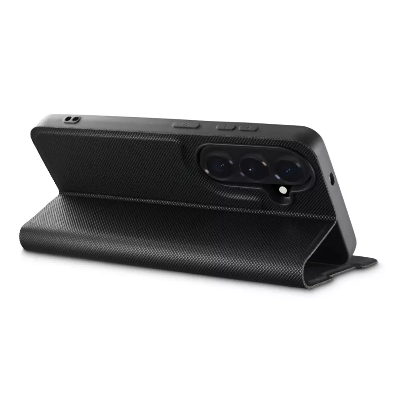 Dėklas folio HAMA Daily Protect, skirtas Samsung Galaxy S26, 16 cm (6,3 colio), juodas, su 2 kortelių kišenėmis ir stovu