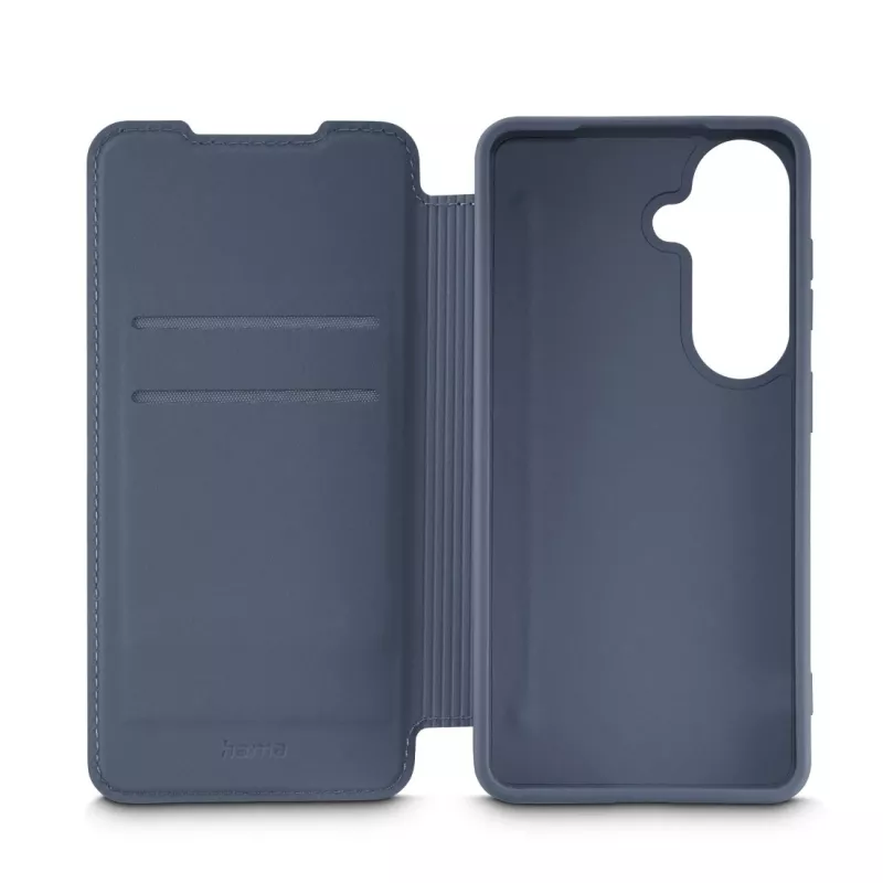 Dėklas folio HAMA Fantastic Feel, Samsung Galaxy S26, 16 cm (6.3 colio), mėlynas, 2 kortelių kišenės