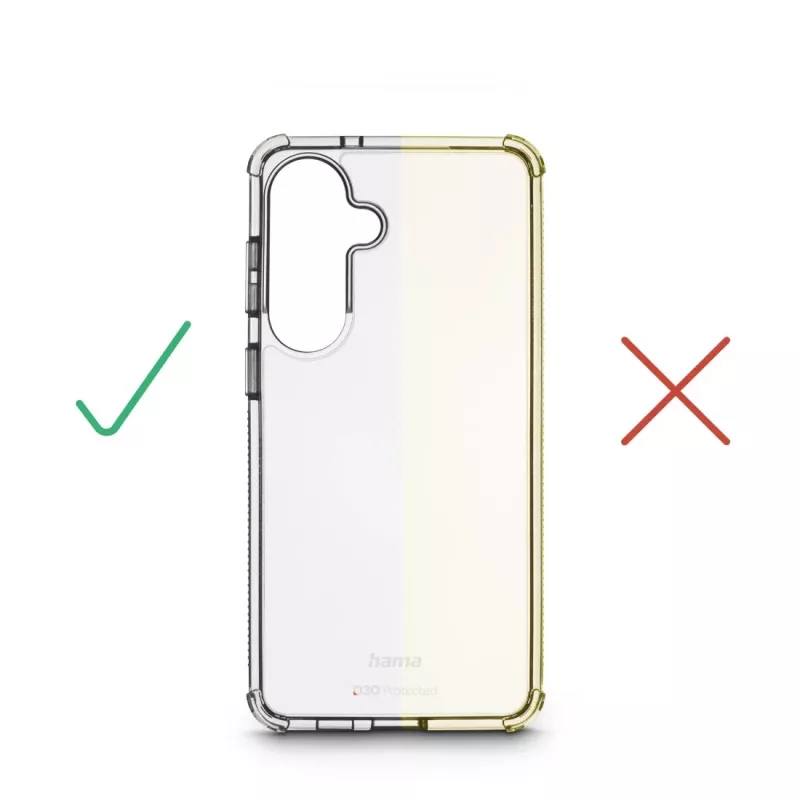 Mobiliojo telefono dėklas HAMA Extreme Protect, skirtas Samsung Galaxy S26, permatomas, tinka 16 cm (6,3 colio) ekranams