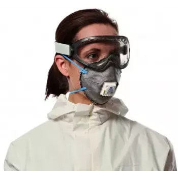 Dulkių kaukė 3M 9922C2, daugkartinė respiratoriaus tipo, 2 vnt., antracito spalvos
