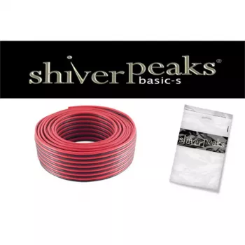 Garso kabelis ShiverPeaks BS06-21075 10 m Juodai Raudonas