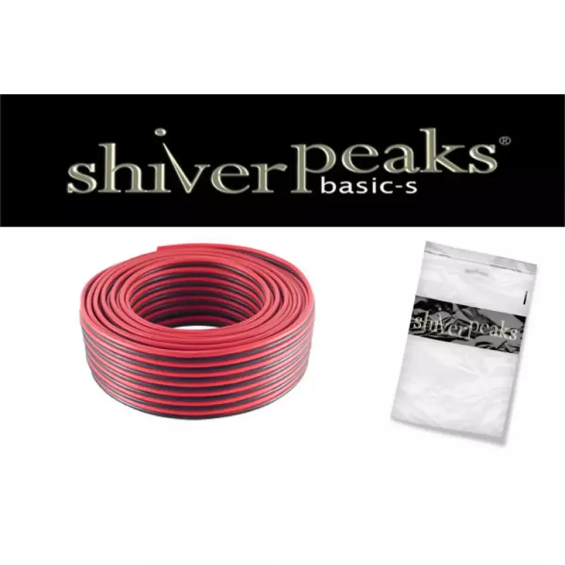 Garso kabelis ShiverPeaks BS06-21506 25m juodas raudonas