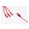 USB laidas ShiverPeaks BS14-50070 1,2 m USB A / USB C / Micro-USB B juodas
