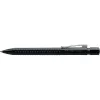 Tušinukas Faber-Castell 243999 – ištraukiamas, mėlynas rašalas, vidutinis antgalis, juodas korpusas, 1 vnt.