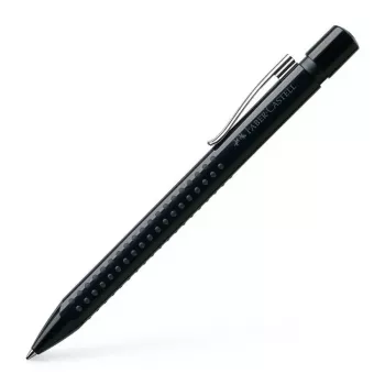 Tušinukas Faber-Castell 243999 – ištraukiamas, mėlynas rašalas, vidutinis antgalis, juodas korpusas, 1 vnt.