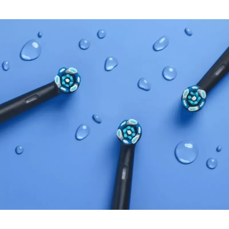 Oral-B iO Ultimate Clean Ultimatiniai šepetėlių antgaliai 2 vnt. Juodi