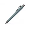 Rutulinis rašiklis a.w. Faber-Castell 241188 — ištraukiamas su segtuku, mėlynas rašalas, pilkas korpusas, ypač storas antgalis, 1 vnt.