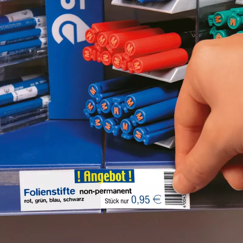 Lipnios etiketės Sigel LP783 Stačiakampės Baltos 420 vnt