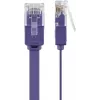 Goobay CAT 6 plokščias jungiamasis kabelis 2 m U/UTP violetinis