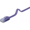 Goobay CAT 6 plokščias jungiamasis kabelis 2 m U/UTP violetinis