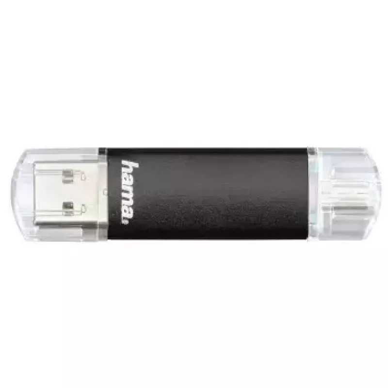 „Hama Laeta Twin“ 16GB USB atmintukas USB Type-A / Micro-USB 3.2 Gen 1 (3.1 Gen 1) Juodas