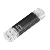 „Hama Laeta Twin“ 16GB USB atmintukas USB Type-A / Micro-USB 3.2 Gen 1 (3.1 Gen 1) Juodas