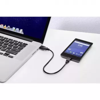 USB laidas Renkforce RF-4463076 0,3 m USB A Micro-USB B juodas