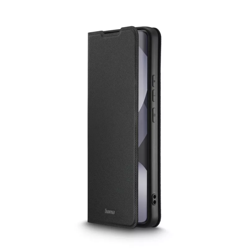 HAMA Daily Protect dėklas „folio“ mobiliesiems telefonams, skirtas „Redmi Note 15“ (6,77 colio) – juodas, 2 kortelių kišenės, stalinis stovas