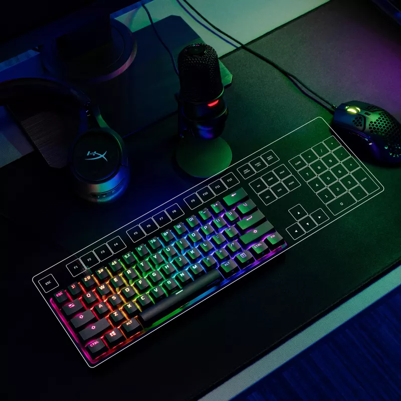 HyperX Alloy Origins 60 – mechaninė žaidimų klaviatūra (HX Red jungikliai)