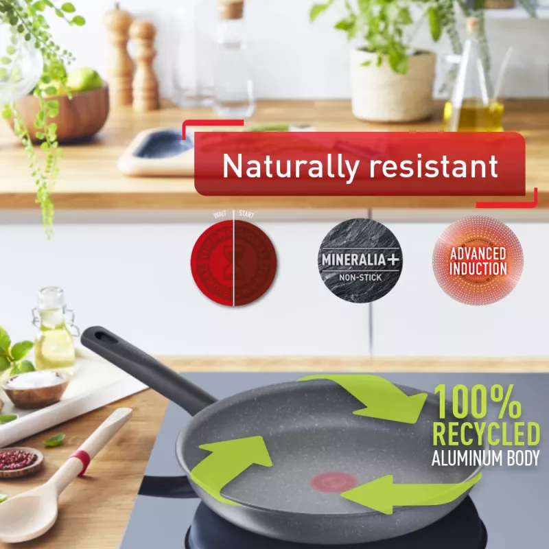 Universali keptuvė Tefal Healthy Chef G15002 Apvali 20 cm Pilka