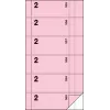 Verslo forma Sigel BO002 (rožinė-balta, 120 lapų, 105×200 mm)