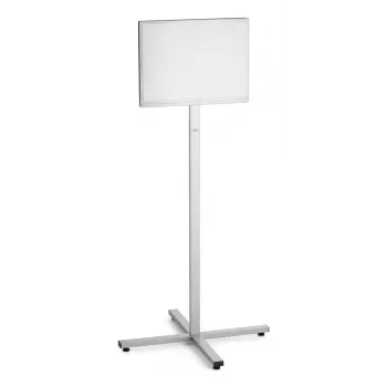 Informacinis stovas Durable 502957 A3 nerūdijantis plienas, 638×638×1420 mm, antracitas/pilka