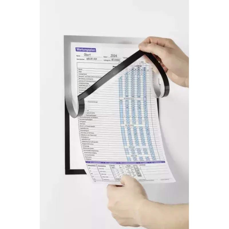 Magnetinis rėmelis A4 Durable Duraframe sidabrinis
