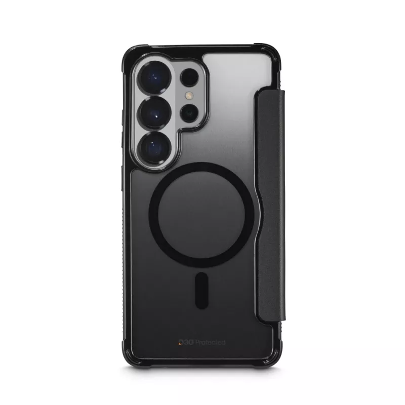 HAMA Extreme Protect dėklas Samsung Galaxy S26 Ultra – folio su D3O apsauga, 17,5 cm (6,9 inch), juodas, 2 kortelių kišenės