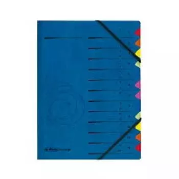 Herlitz 5001128 Skyriklis su skirtukais Mėlynas