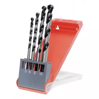Gręžtų rinkinys KWB 44800 — 4 vnt., dydžiai 5, 6, 8, 10 mm, dešinysis sukimas