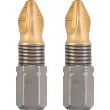 Antgalis KWB 124102 2 vnt. Pozidriv PZ 2 25 mm Šešiakampis