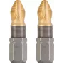 Antgalis KWB 124102 2 vnt. Pozidriv PZ 2 25 mm Šešiakampis