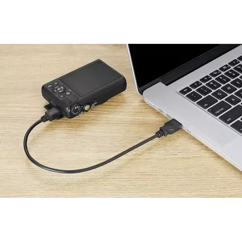 USB kabelis Renkforce RF-4455807 0,3 m USB A – Mini-USB B juodas
