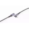 USB C laidas ShiverPeaks BS14-75017, USB 3.2 Gen 2 (10 Gbit/s), 2 m, juoda/balta