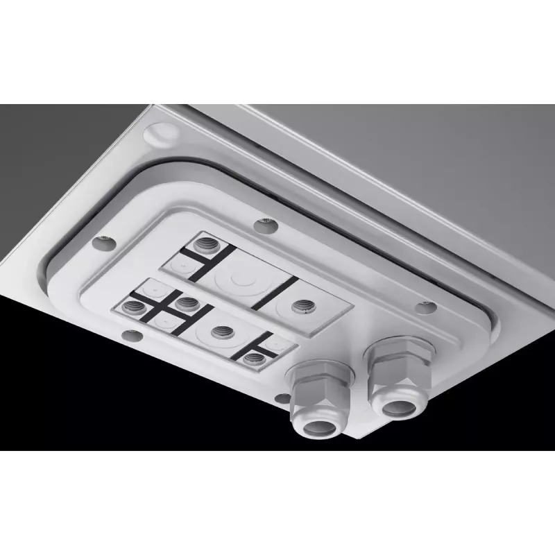 Rack plokštė Rittal SZ 2563.200 šviesiai pilka plastikinė 447×149 mm