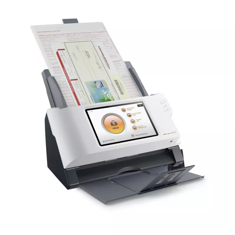 Plustek eScan A280 Essential ADF skaitytuvas 600 x 600 DPI A4 juodas, baltas