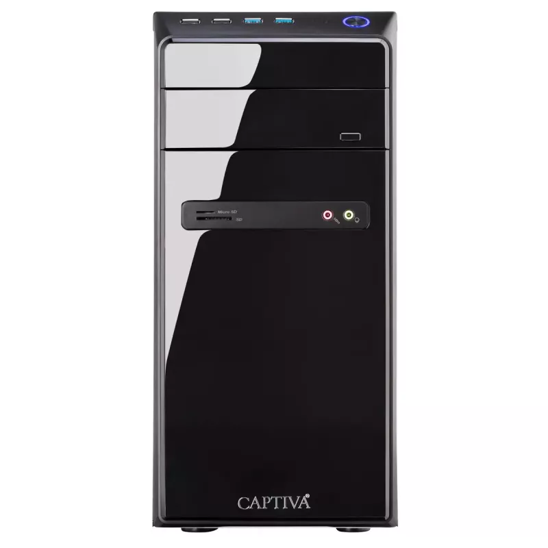 Stalinis kompiuteris CAPTIVA Power Starter R65-472 AMD Ryzen 5 5600G 8GB 500GB SSD AMD Radeon Windows 11 Pro