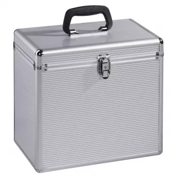 Hama 00181435 dėklas vinilinėms plokštelėms Microgroove sidabrinis