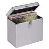 Hama 00181435 dėklas vinilinėms plokštelėms Microgroove sidabrinis