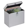 Hama 00181435 dėklas vinilinėms plokštelėms Microgroove sidabrinis
