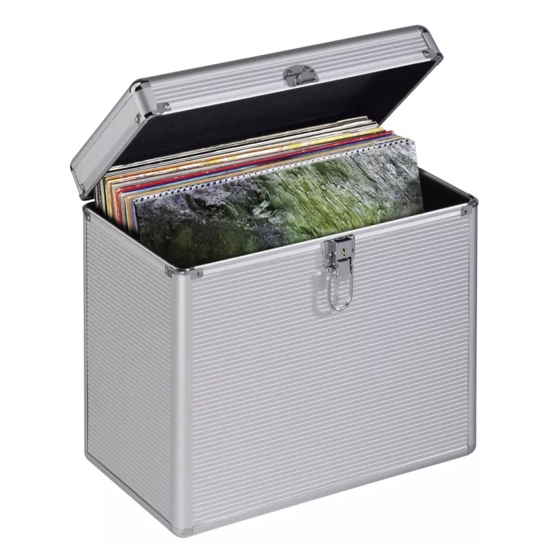 Hama 00181435 dėklas vinilinėms plokštelėms Microgroove sidabrinis