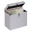 Hama 00181435 dėklas vinilinėms plokštelėms Microgroove sidabrinis