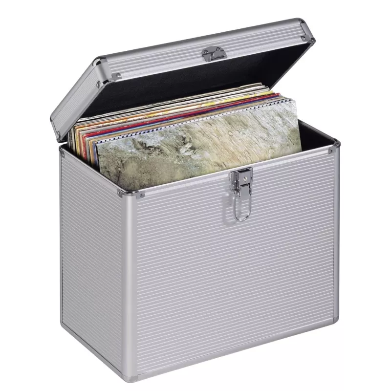 Hama 00181435 dėklas vinilinėms plokštelėms Microgroove sidabrinis