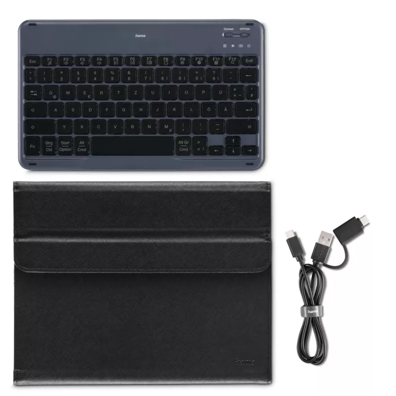 Hama Travel 500 27,9 cm (11 colių) Folio dėklas juodai pilkas