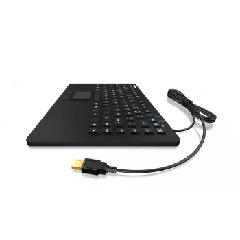 KeySonic KSK-5230 IN (CH) klaviatūra Office USB QWERTZ Šveicariška juoda