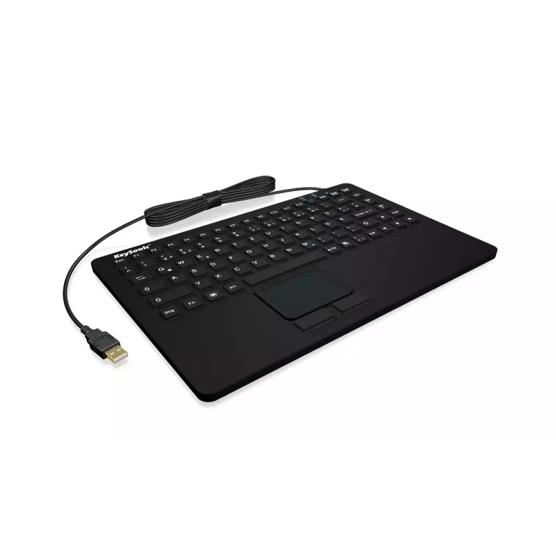 KeySonic KSK-5230 IN (CH) klaviatūra Office USB QWERTZ Šveicariška juoda